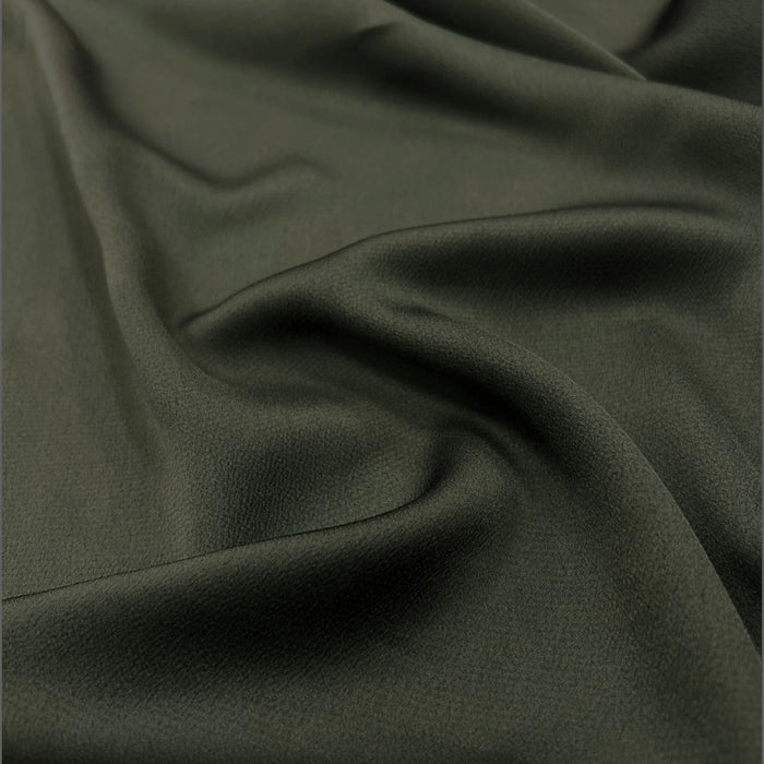Grain Satin Scarf Khaki