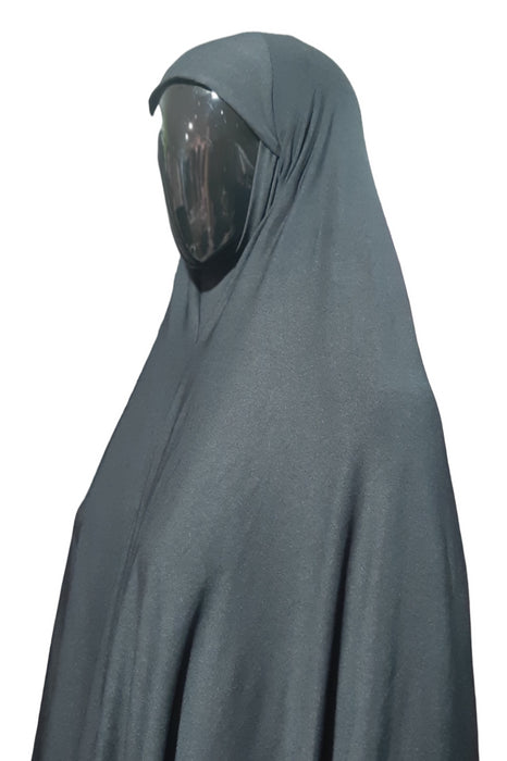 Lycra Niqab Hijab Black (7XL)