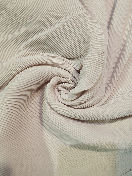 Fine Pleated Scarf Oatmeal