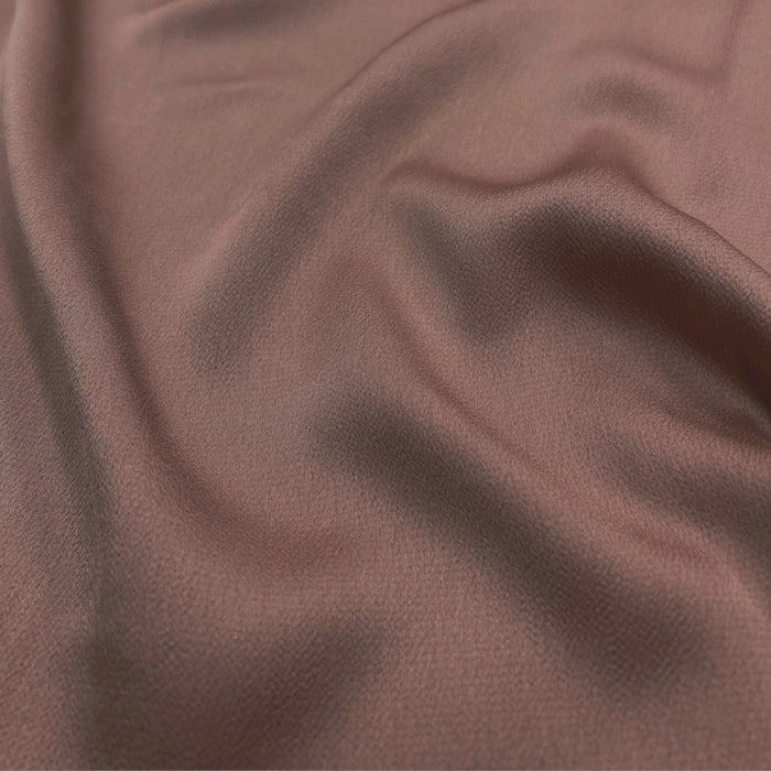 Grain satin Scarf Clay