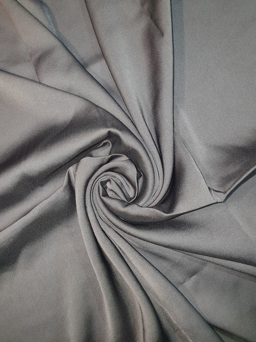 Grain Satin Scarf Charcoal