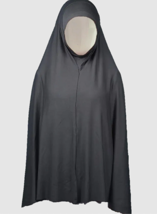 Yusra: Niqab Hijab Dark Grey (7XL)