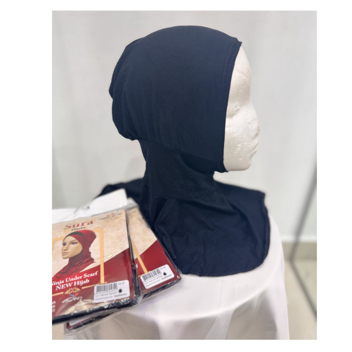 Ninja Under Scarf Hijab Black