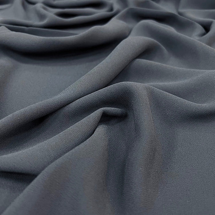 Pearl Chiffon Scarf Dark Grey