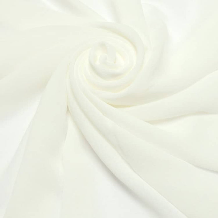 Georgette Medium Scarf Cream