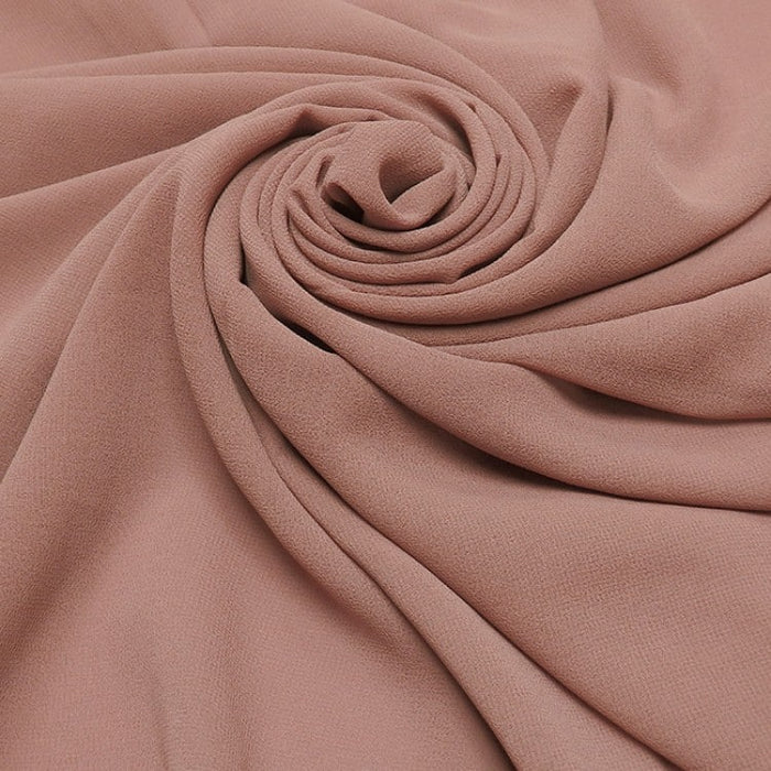 Georgette Medium Scarf Rose wood