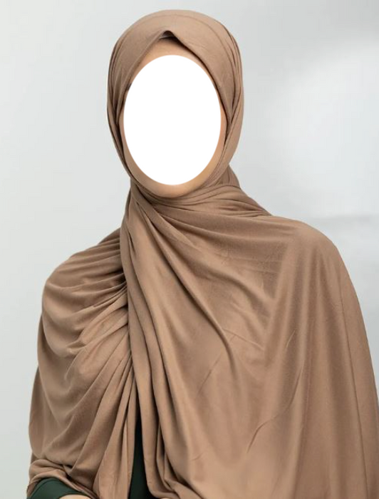 Soft Jersey scarf - Mocha