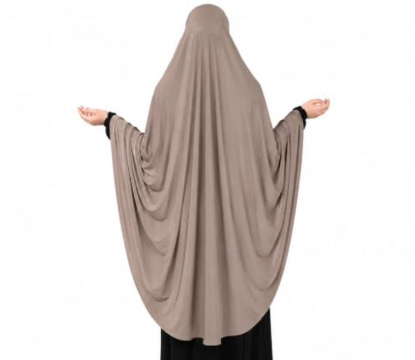 Yusra: Niqab Hijab Stone (7XL)