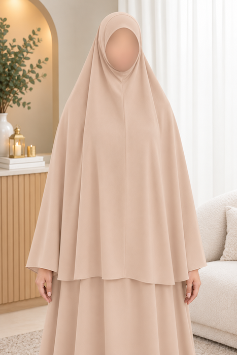 5XL: Khimar Niqab Nude