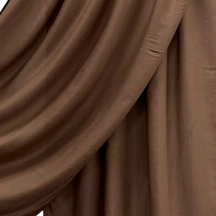 Fine Modal Double Stitch Scarf Light Brown