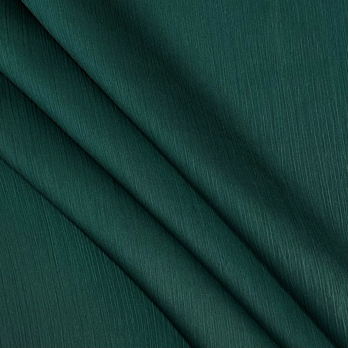 Crinkle Satin Muna Scarf  Dark green