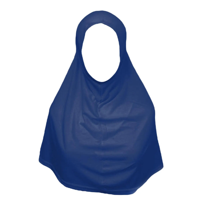 Yusra: Premium Hijab Jersey Turlu Navy (S)