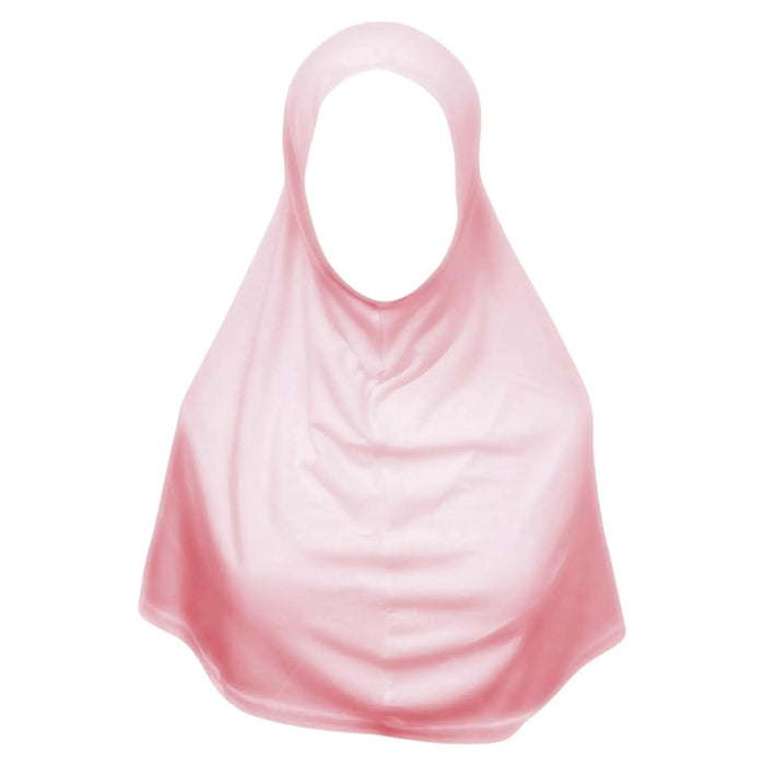Yusra: Premium Hijab Jersey Turlu Pink (S)