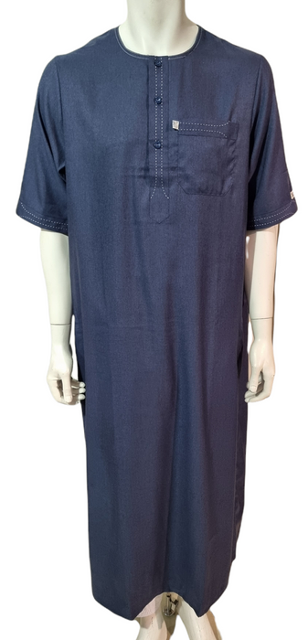 Ikaf - Stitched Style Short Sleeve (Navy)