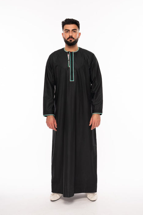 Al Noor - Palestine Thoub Black