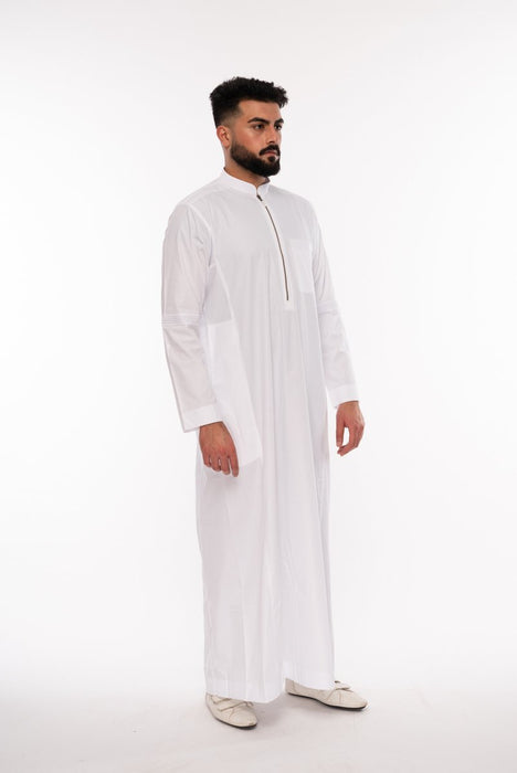 WHITE STITCHING MENS THOUB