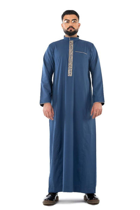 AL Huruf Kashmir Blue Jubbah