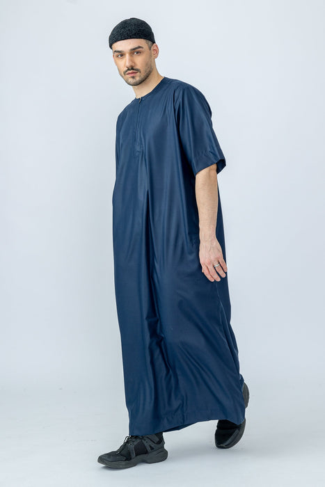 Navy Half Sleeve  Jubba