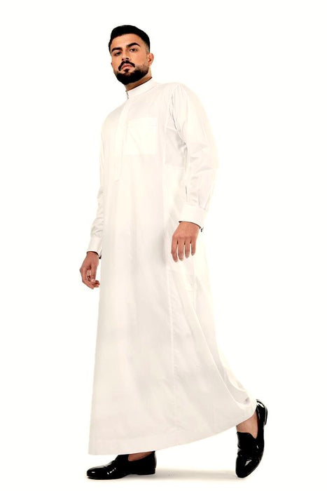Premium Buckle Cream Jubbah