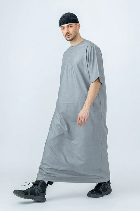 Half Sleeve Jubba - Stone