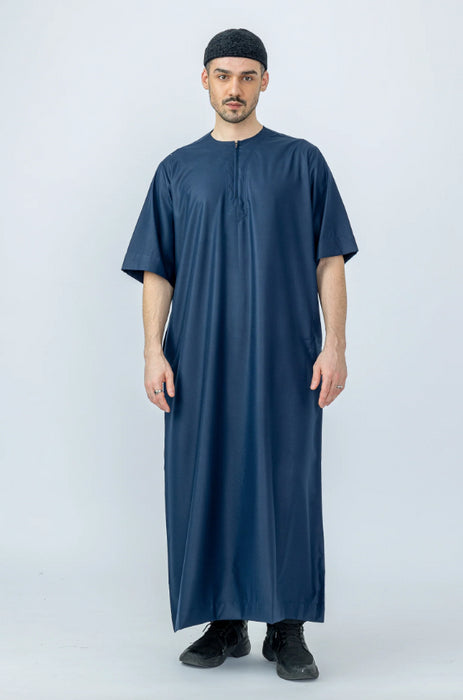 Half Sleeve Jubba - Navy