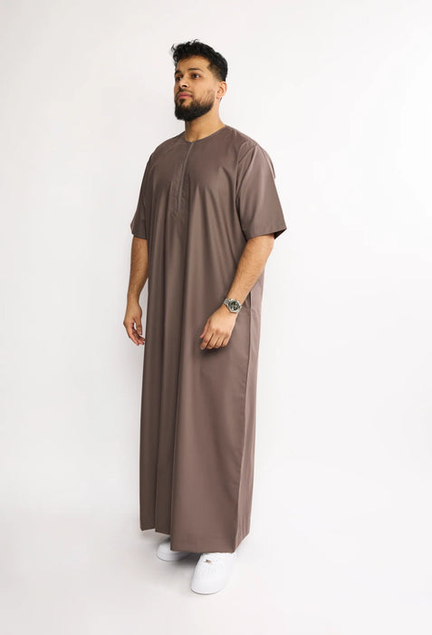 Al Noor R26 Half Sleeve Jubba - Light Purple