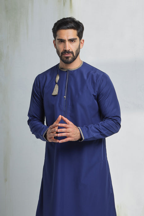 Faris : Omani Royal Blue Thobe