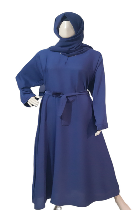 Classic Plain Abaya (Navy)