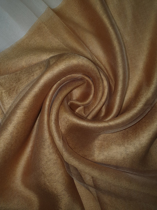 Silk Tassle scarf Gold - Gold