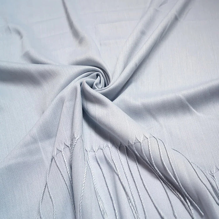 Plain pashmina scarf Light Grey