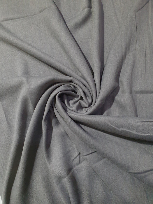 Plain Pashmina Scarf Dark Grey