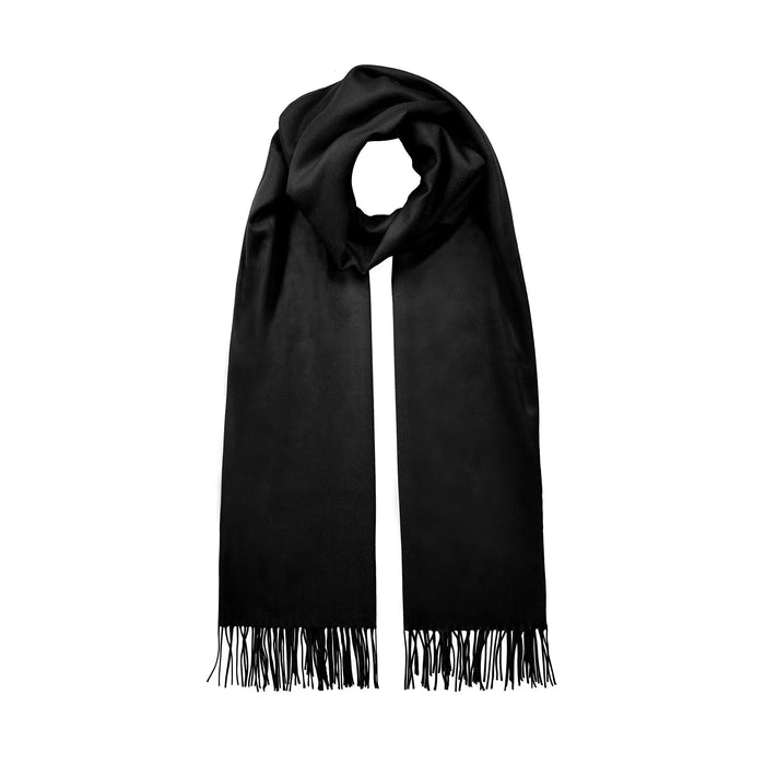 Plain Pashmina Scarf Black