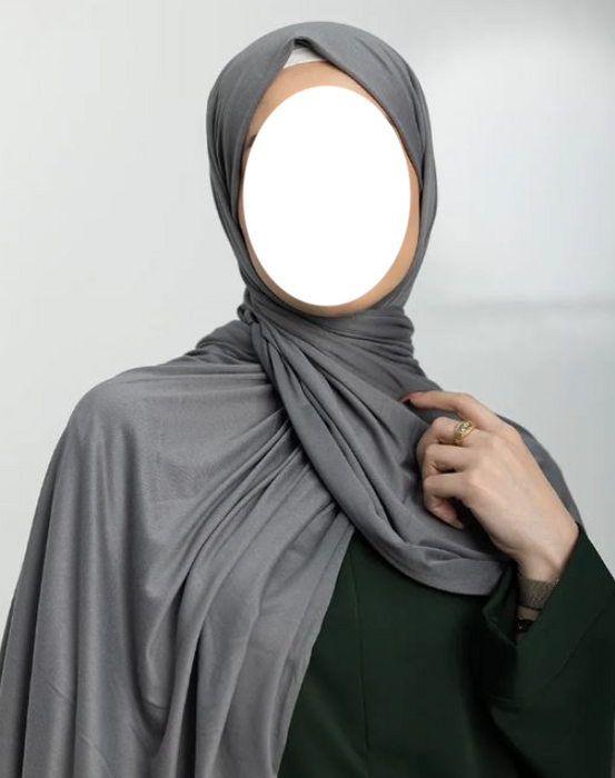 Soft Jersey scarf - Dark Grey