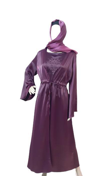 Embellish 2-Piece Kimono Purple