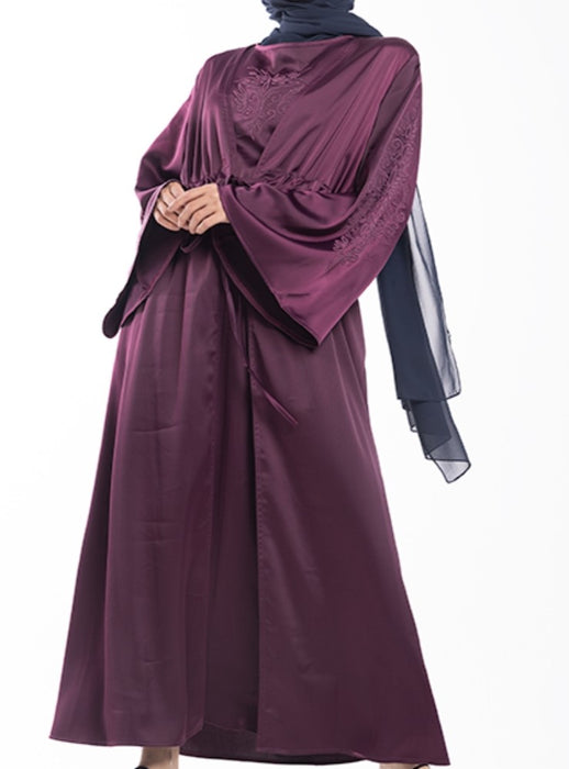 Embellished 2-Piece Kimono Purple (2)