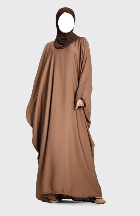 Batwing Abaya Mocha