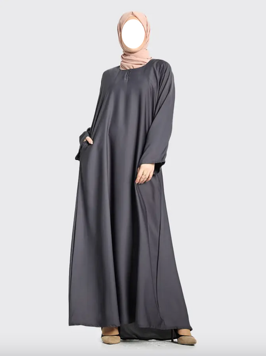 Basic Abaya Grey