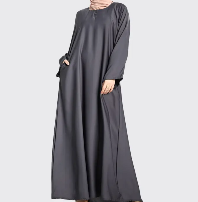 Basic Abaya Grey