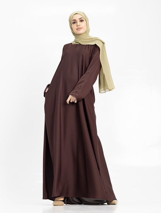 Basic Abaya Brown