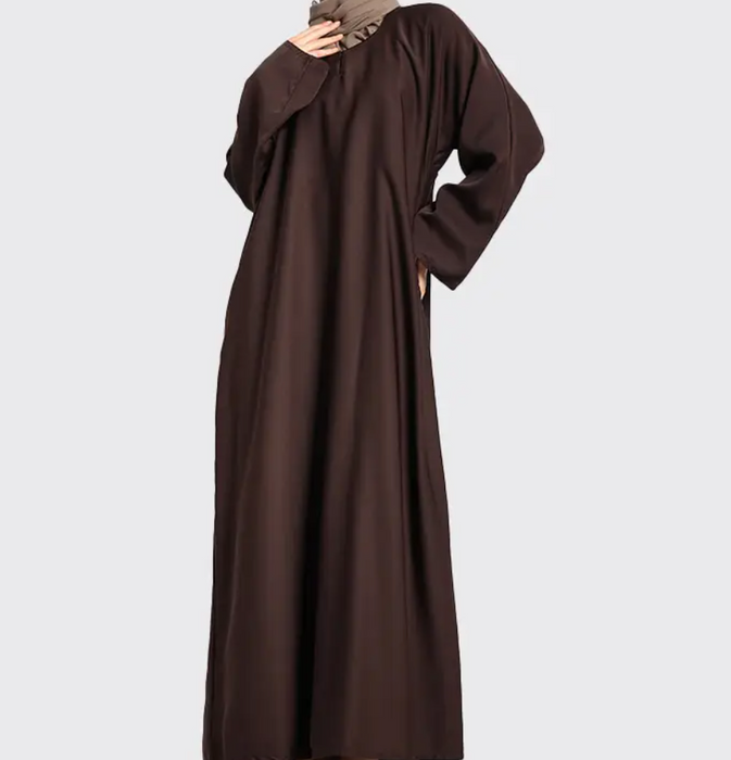 Basic Abaya Brown