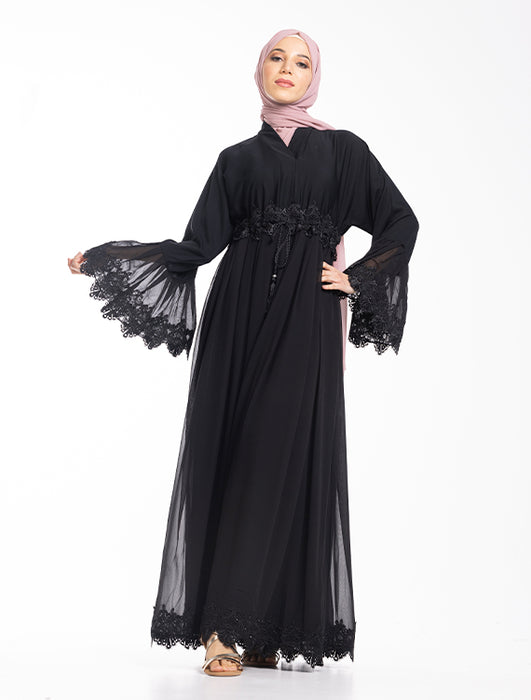 Falak Abaya Black