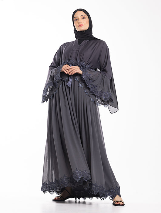 Falak Abaya Grey