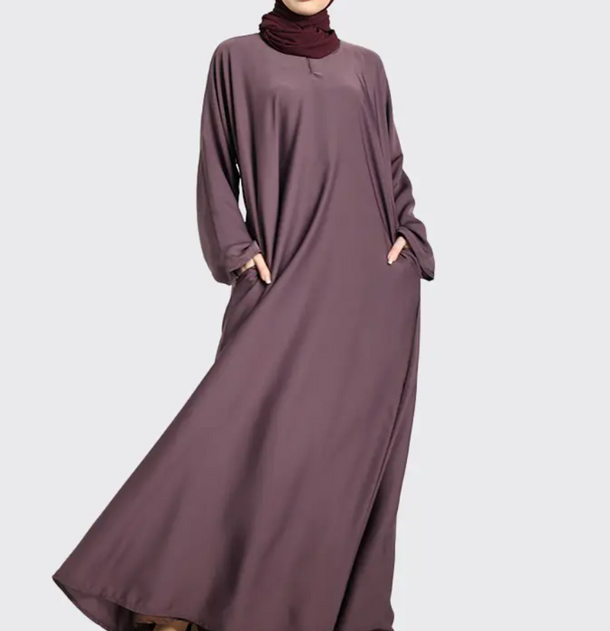 Basic Abaya Mauve