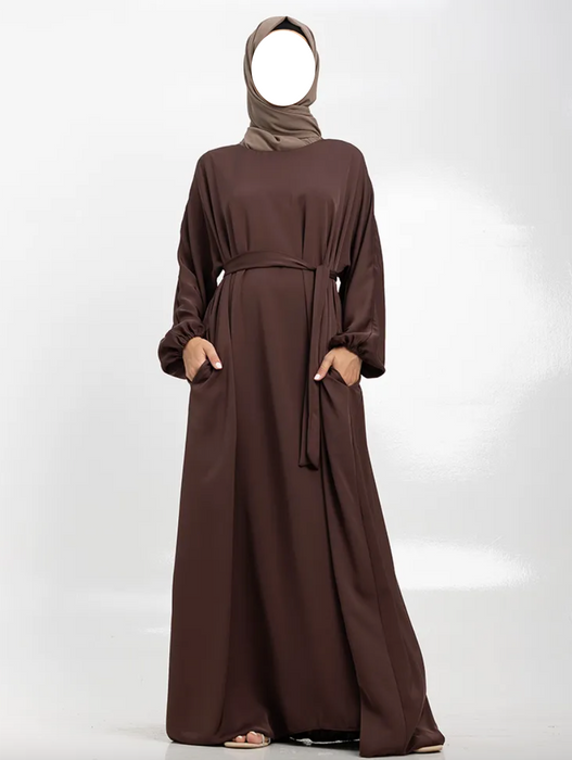 Essential Abaya Brown