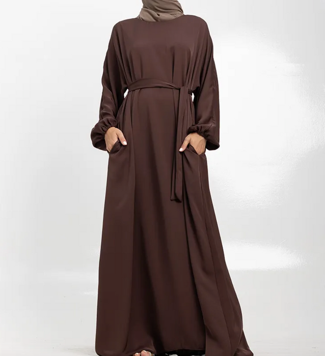 Essential Abaya Brown