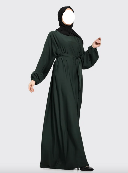 Essential Abaya Forest Green