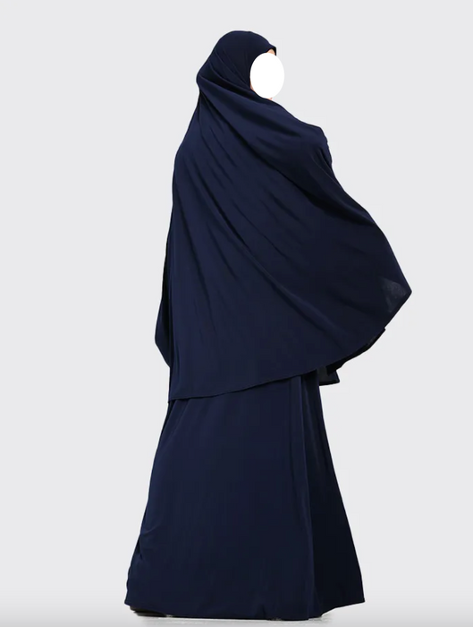 Z: Soft Jersey Khimar Navy