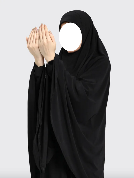 Z: Soft Jersey Khimar Black