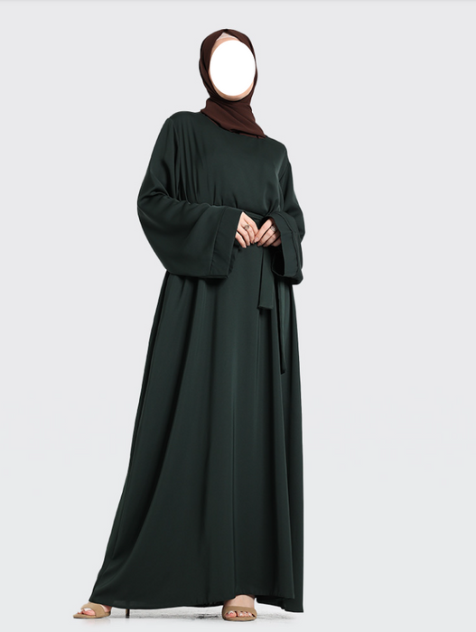 Plain Abaya Green