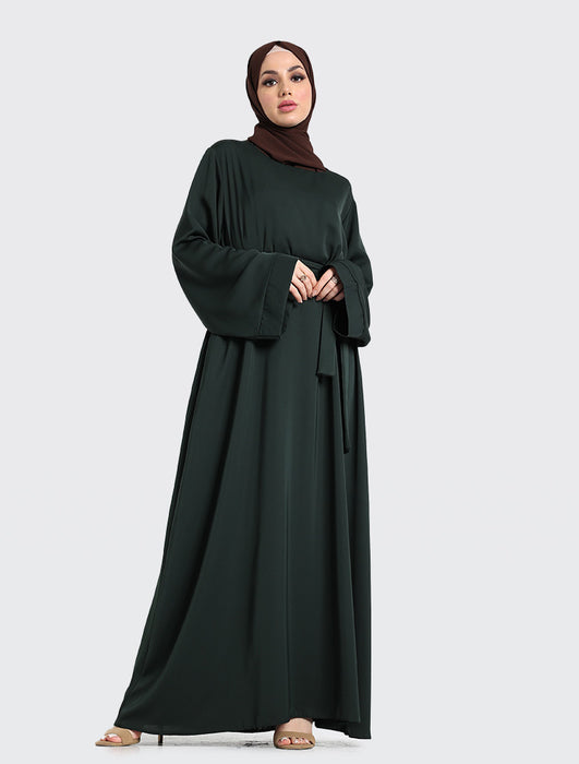Plain Abaya Green